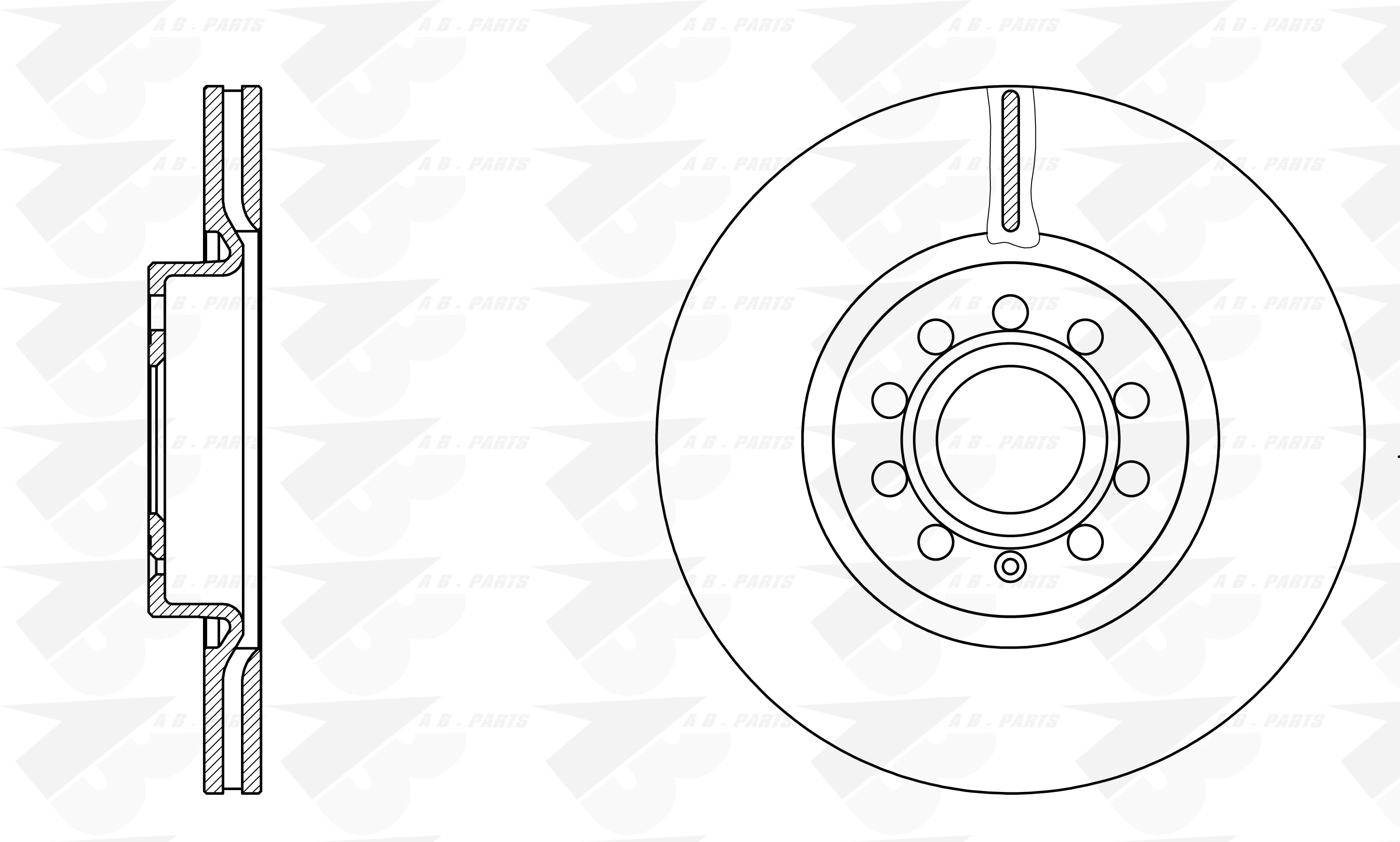 DISCHI FRENO Ant. AUDI A3 2.0TDi 06>