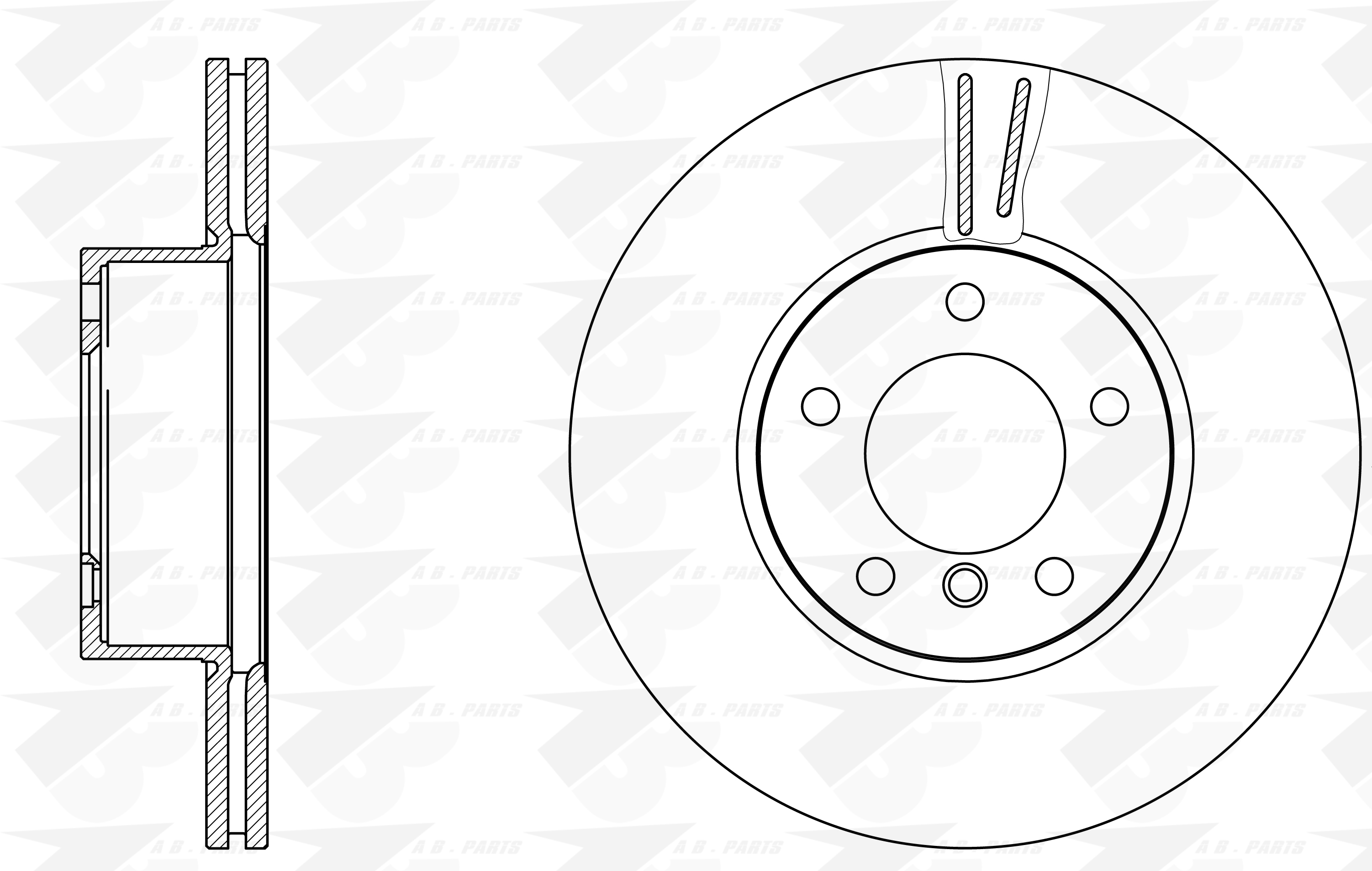 DISCHI FRENO Ant. BMW S.3 E90 320d 07>