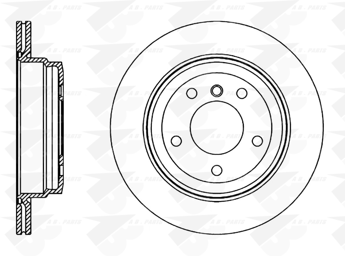 DISCHI FRENO Post. BMW S.3 (E90) 325xi 05>