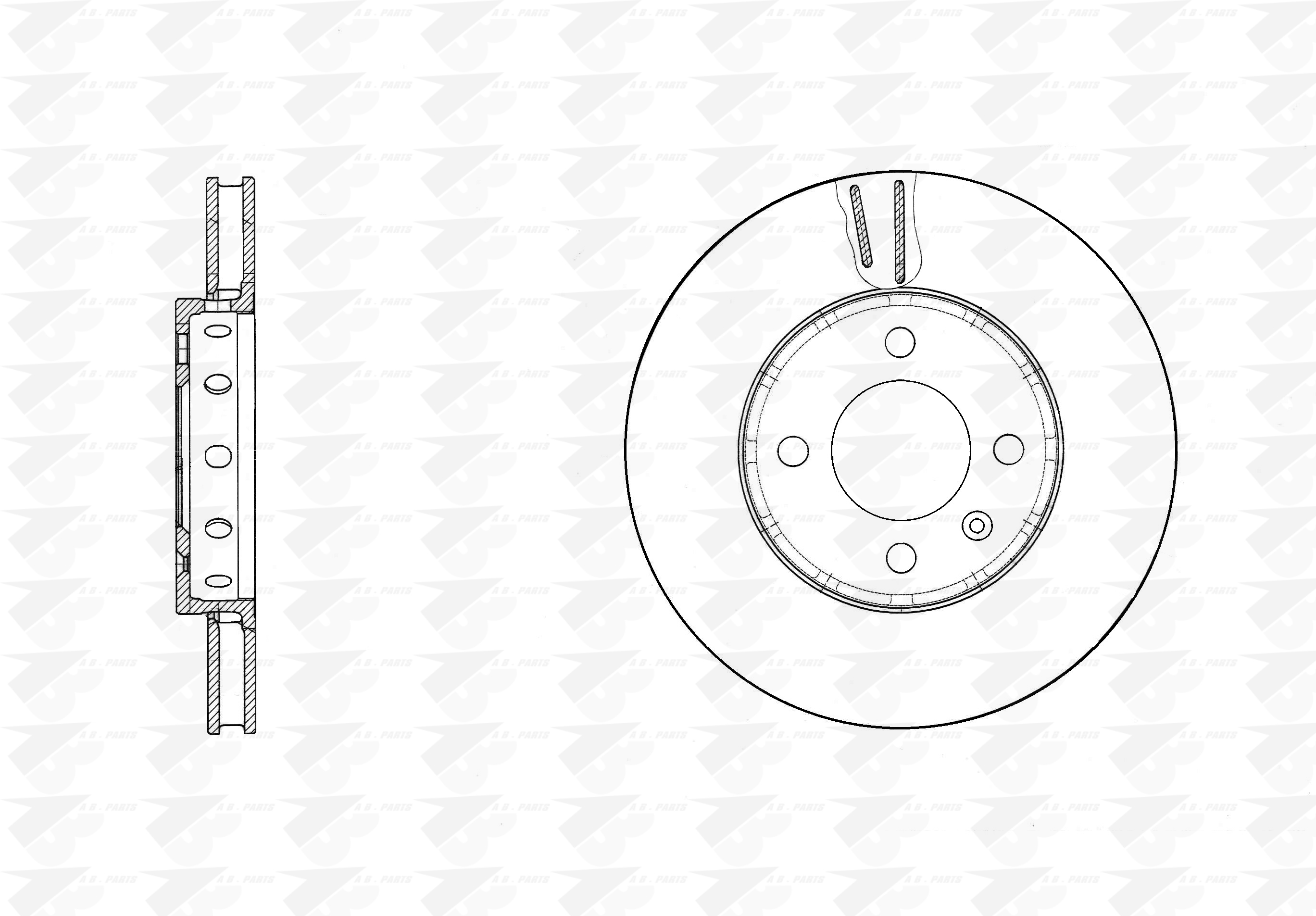 DISCHI FRENO Ant. VW UP 1.0 11>