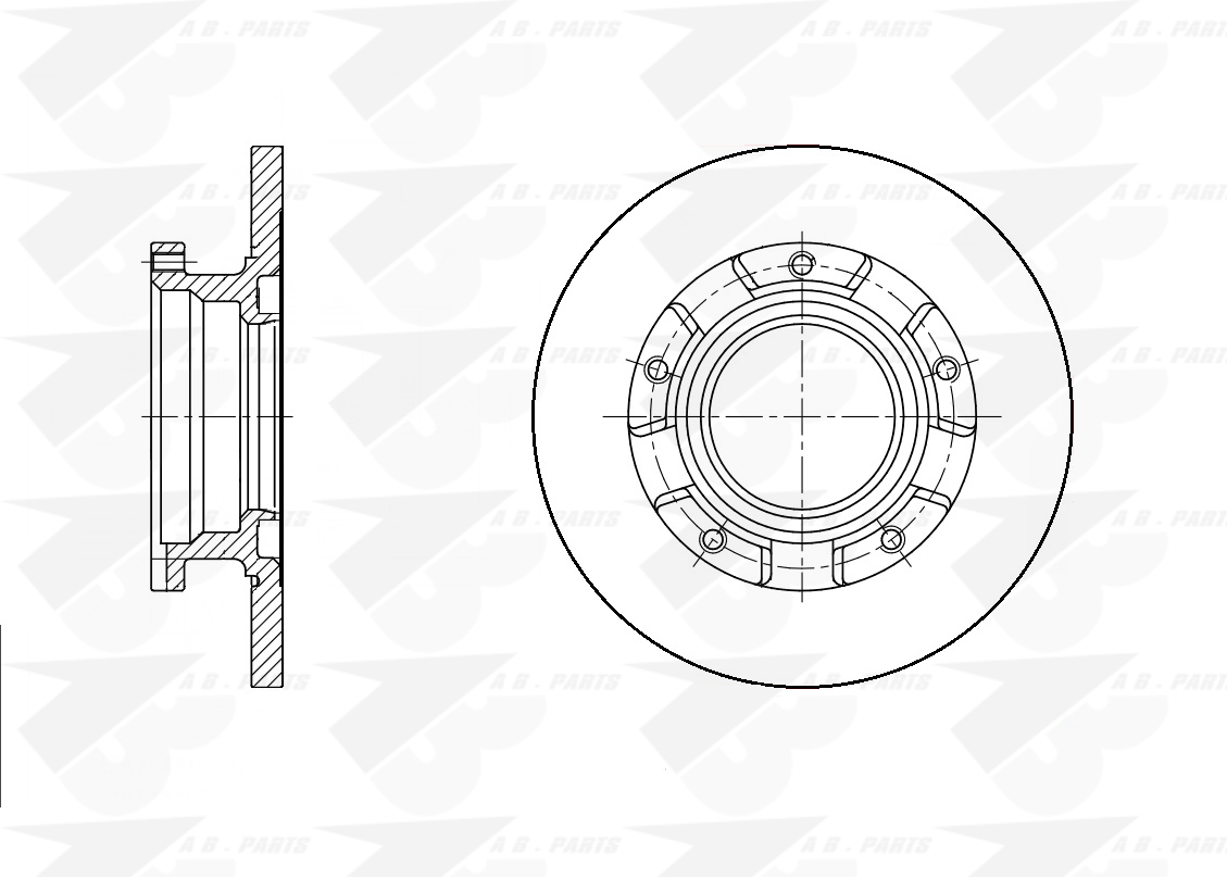 DISCHI FRENO Post. TRANSIT 2.2TDCi 06>