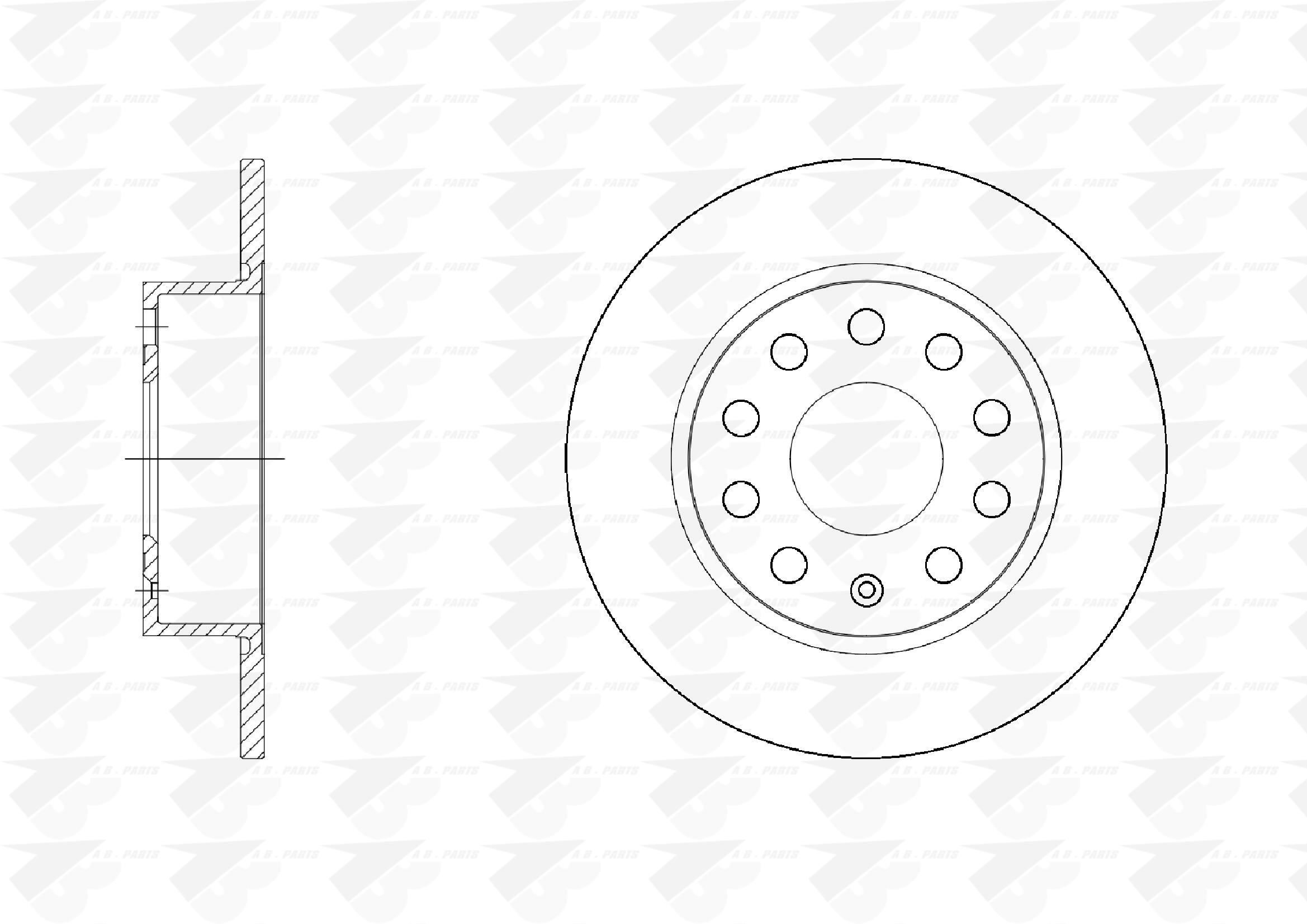 DISCHI FRENO Post. AUDI A3 1.4TFSi 06>