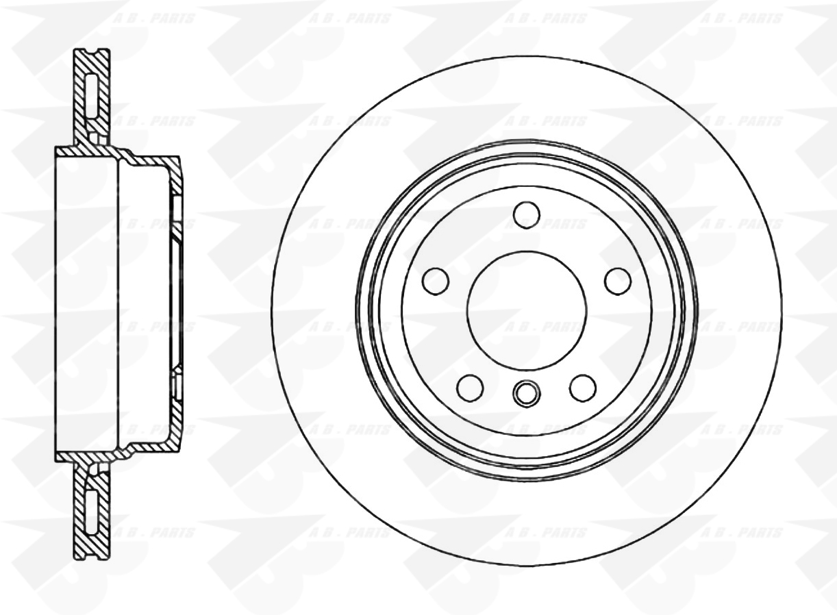 DISCHI FRENO Post. BMW X3 (E83) 2.0d 04>