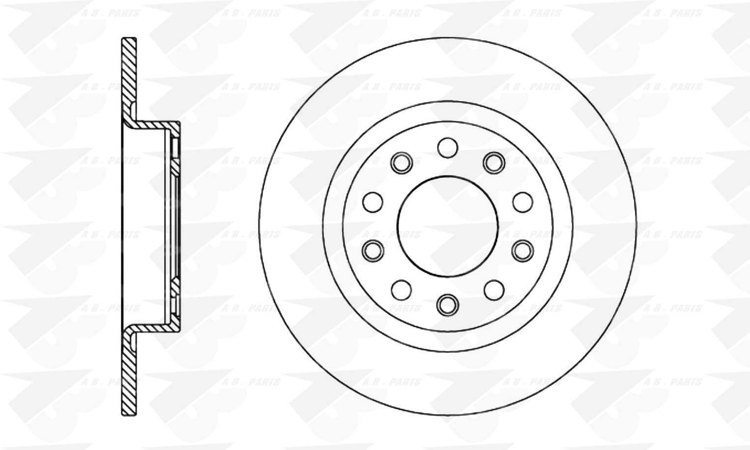 DISCHI FRENO Post.  GIULIETTA 1.4TB 10>
