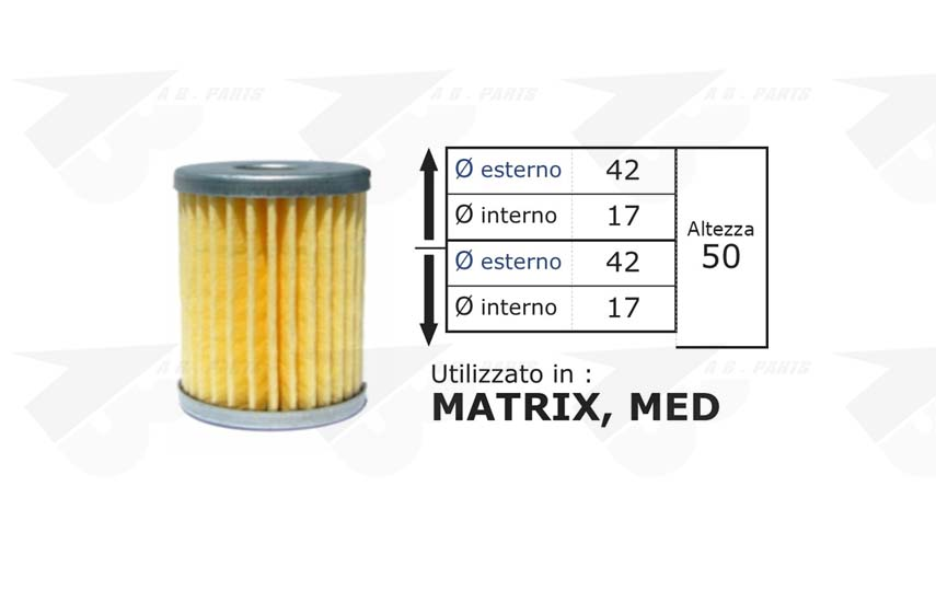 FILTRO IMPIANTO GPL MATRIX.MED