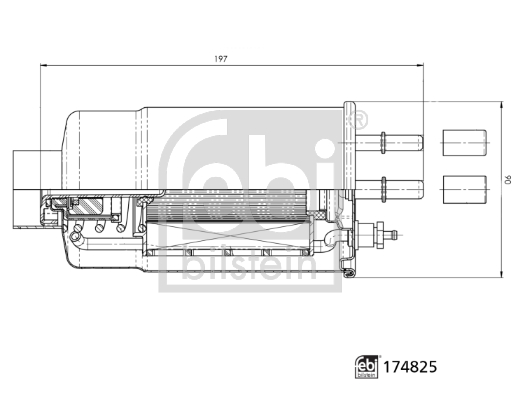 FEBI FILTRO CARBURANTE
