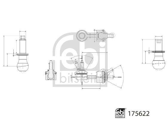 FEBI (33102983) TIRANTE BARRA STABILIZZATRICE