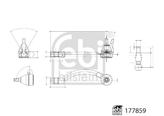 FEBI (33104337) TESTINA STERZO