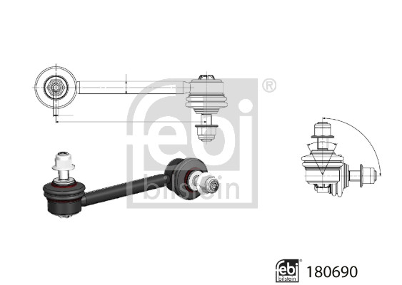 FEBI (33107818) TIRANTE BARRA STABILIZZATRICE
