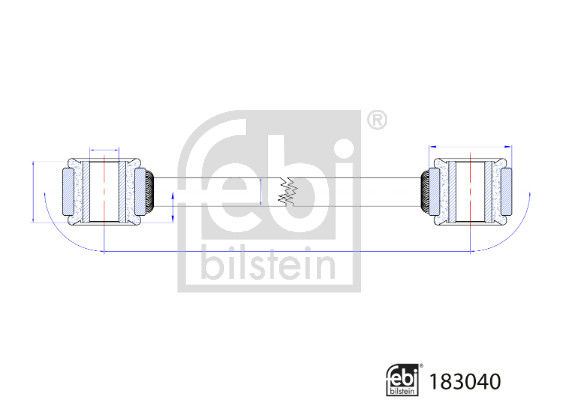 FEBI (33108800) TIRANTE BARRA STABILIZZATRICE