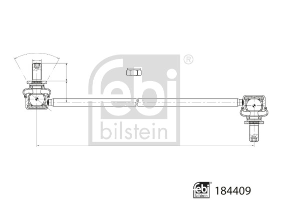FEBI (33110082) TIRANTE BARRA STABILIZZATRICE