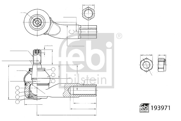 FEBI (33111459) TESTINA STERZO
