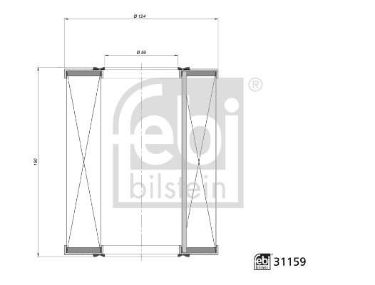 FEBI (10931159) FILTRO ARIA
