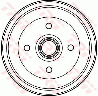 Tamburo freno TRW DB4121