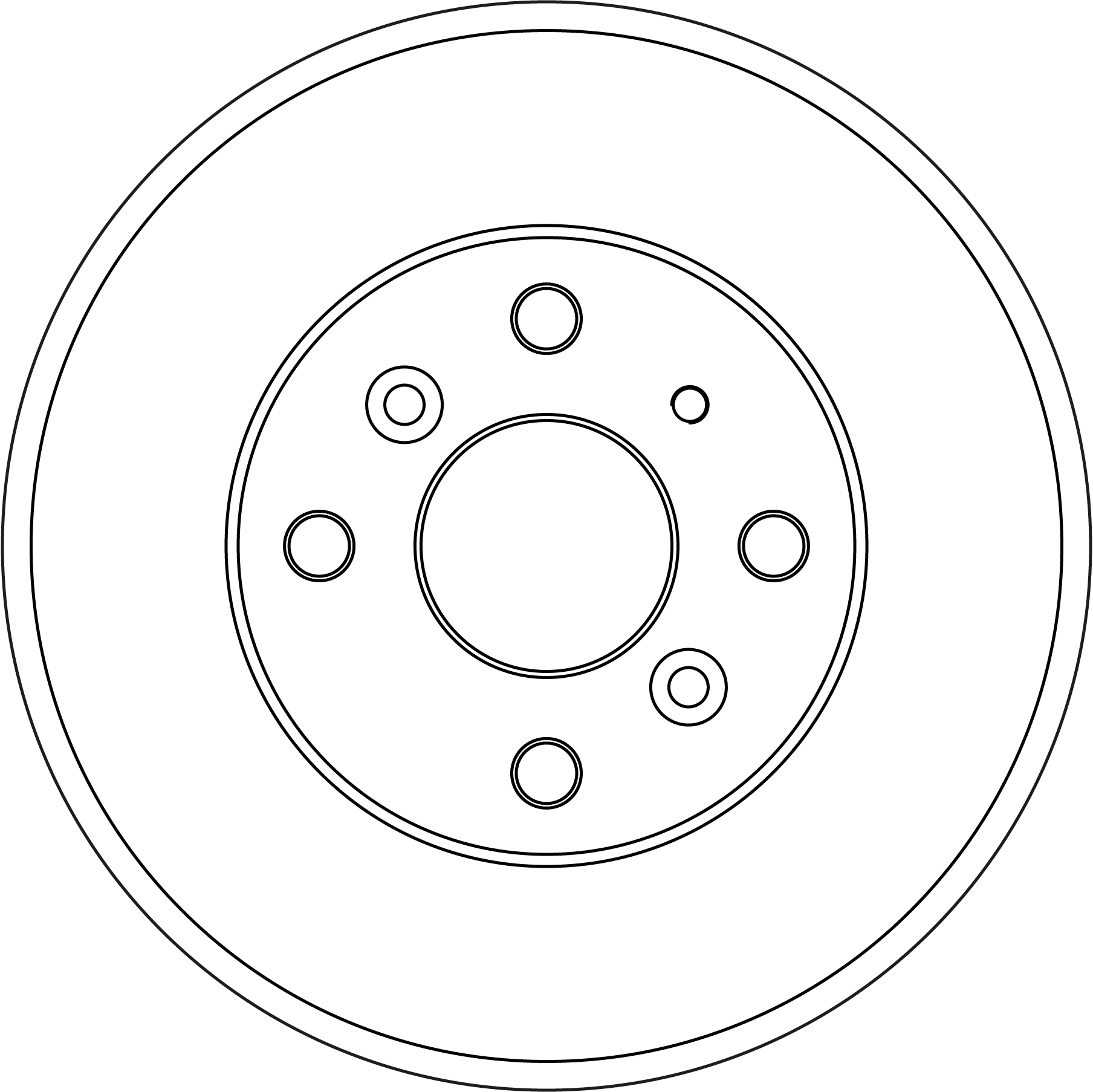 Tamburo freno TRW DB5051
