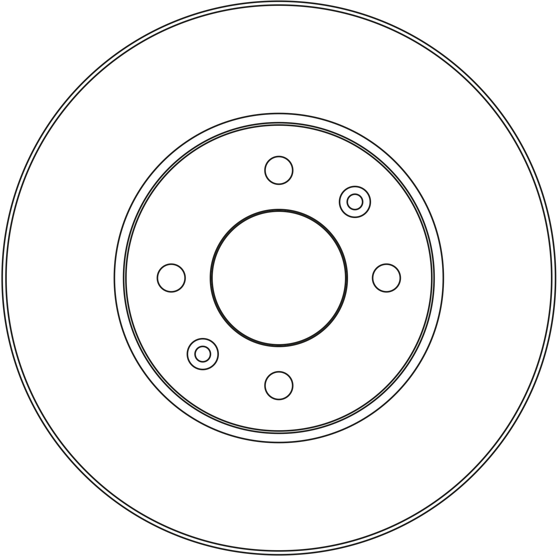 Disco freno TRW DF3954