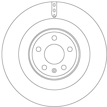Disco freno TRW DF6343S