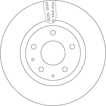 Disco freno TRW DF6575