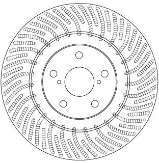 Disco freno TRW DF6692S