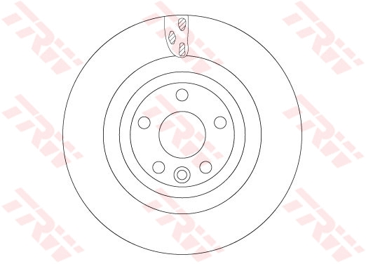 Disco freno TRW DF6706S