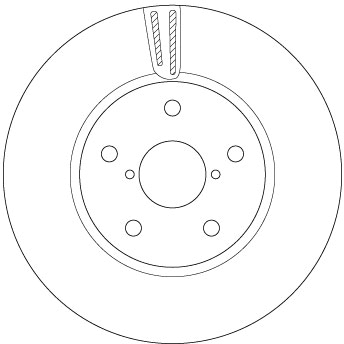 Disco freno TRW DF6727S