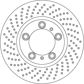 Disco freno TRW DF6778S