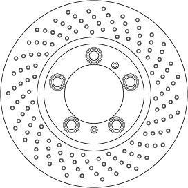 Disco freno TRW DF6779S