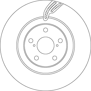 Disco freno TRW DF6792