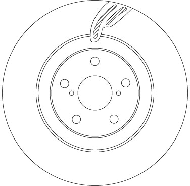 Disco freno TRW DF6792S