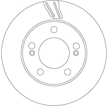 Disco freno TRW DF6878S