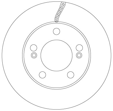 Disco freno TRW DF6888