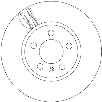 Disco freno TRW DF6964