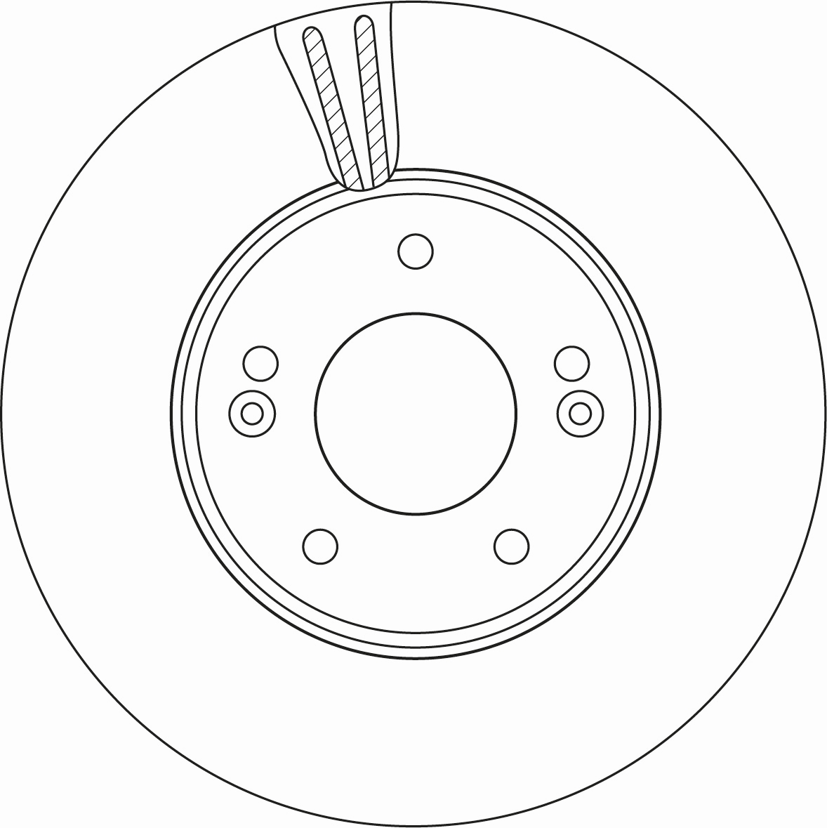 Disco freno TRW DF6966