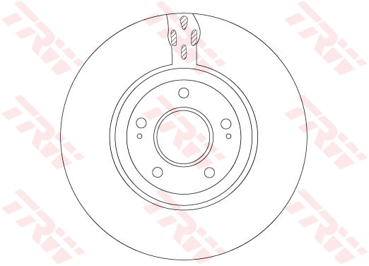 Disco freno TRW DF7302S