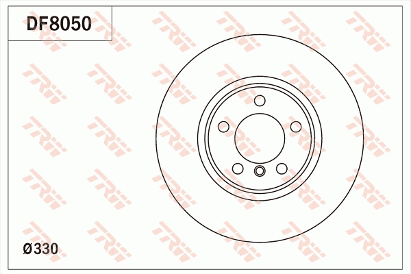 Disco freno TRW DF8050