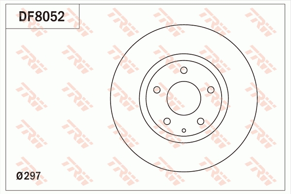 Disco freno TRW DF8052