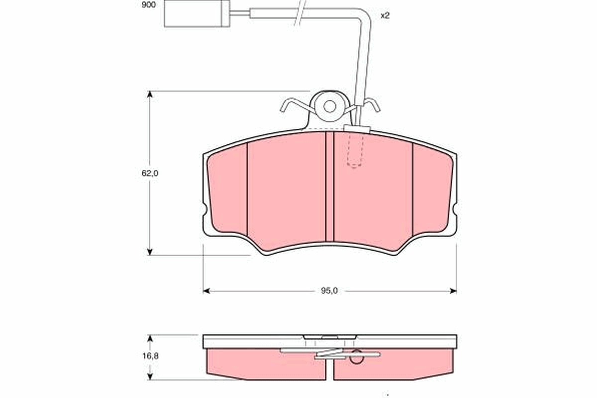 Pastiglie freno TRW GDB1045