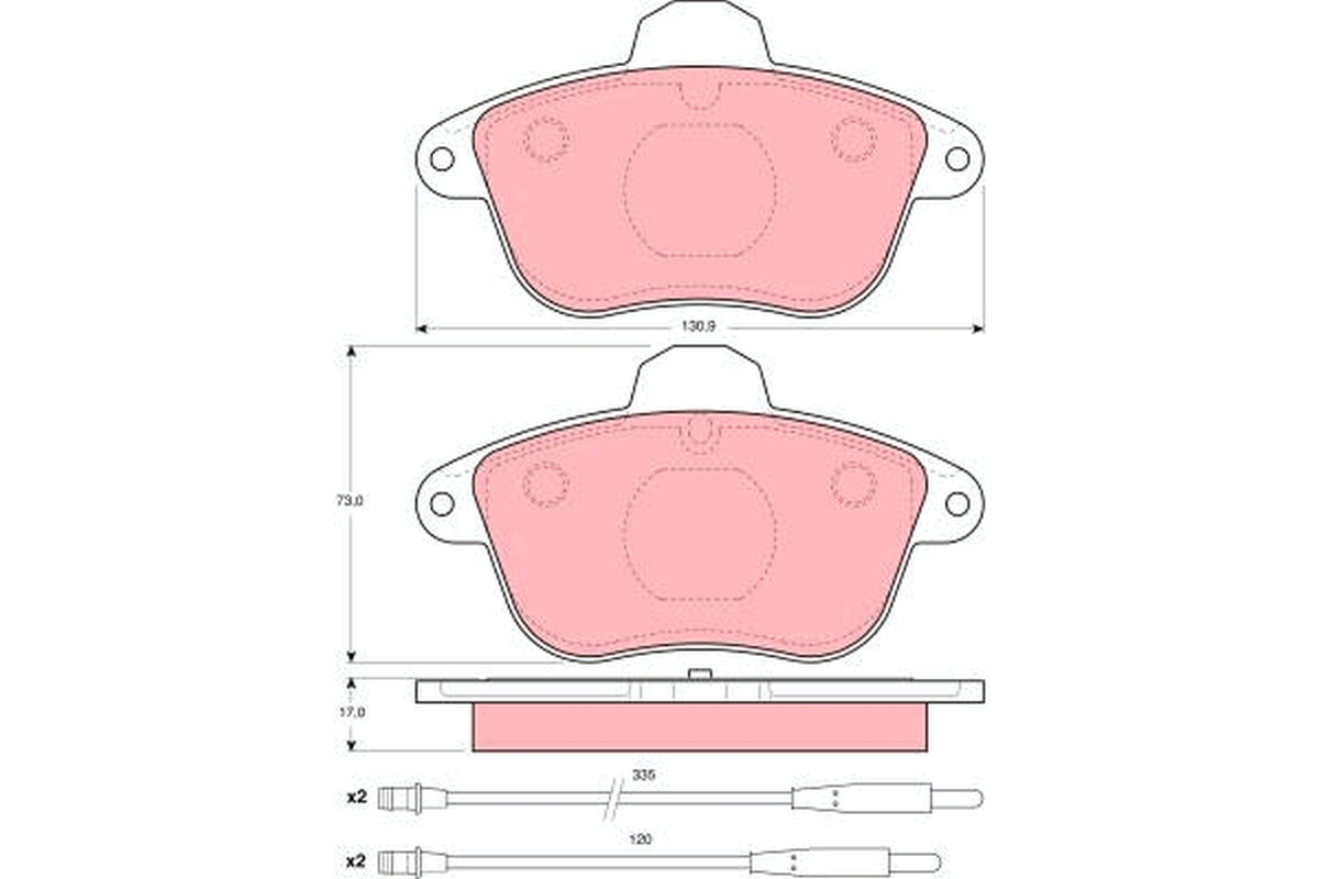 Pastiglie freno TRW GDB1085