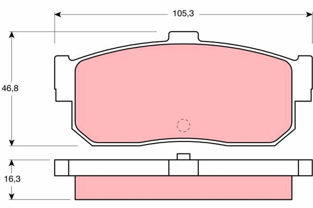 Pastiglie freno TRW GDB1172