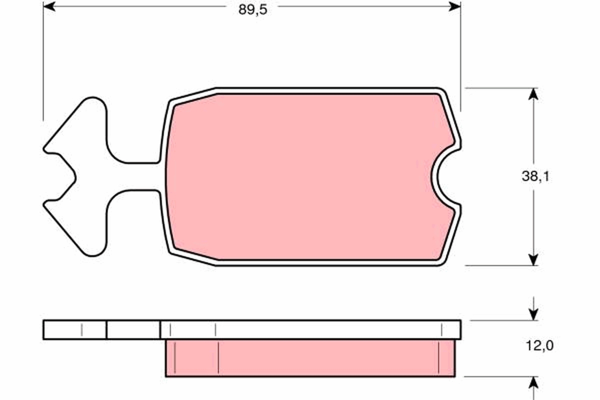 Pastiglie freno TRW GDB127