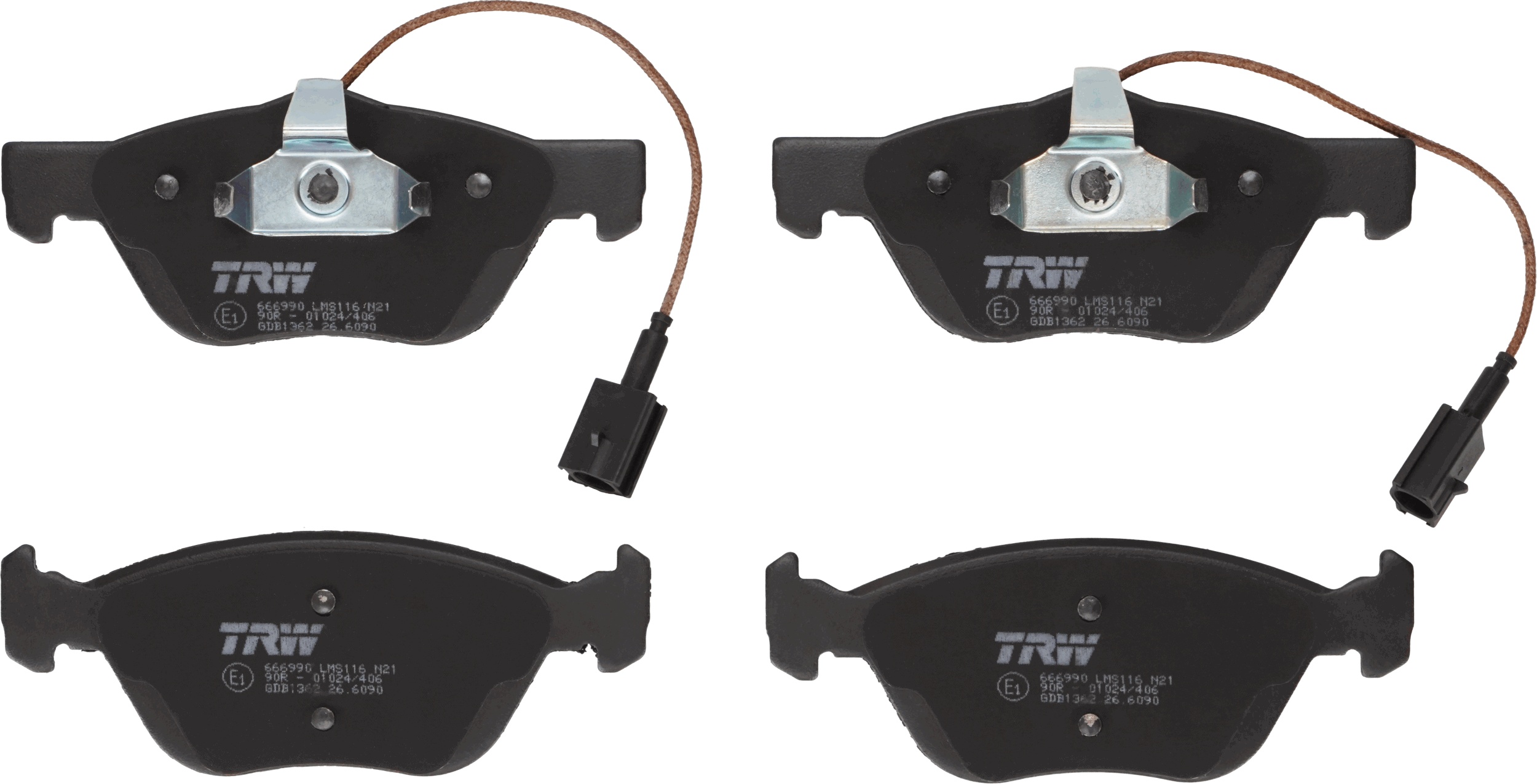 Pastiglie freno TRW GDB1362