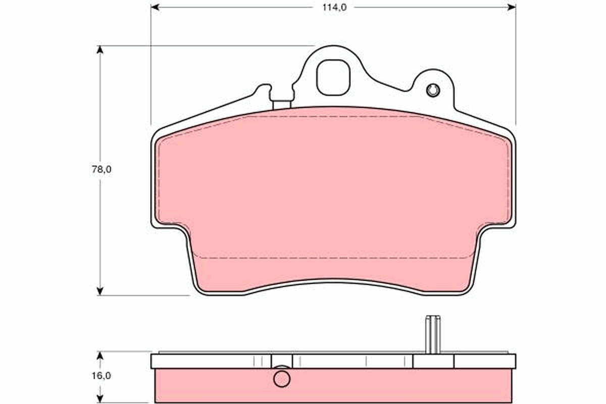 Pastiglie freno TRW GDB1394