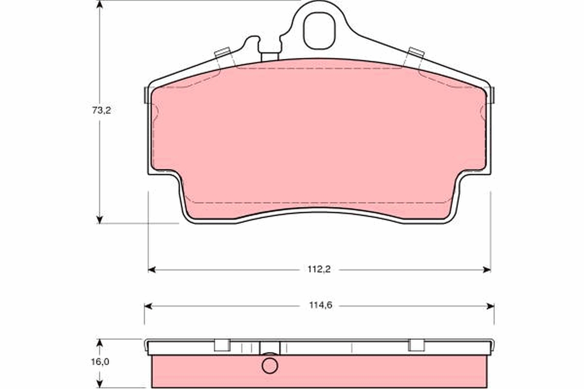 Pastiglie freno TRW GDB1395