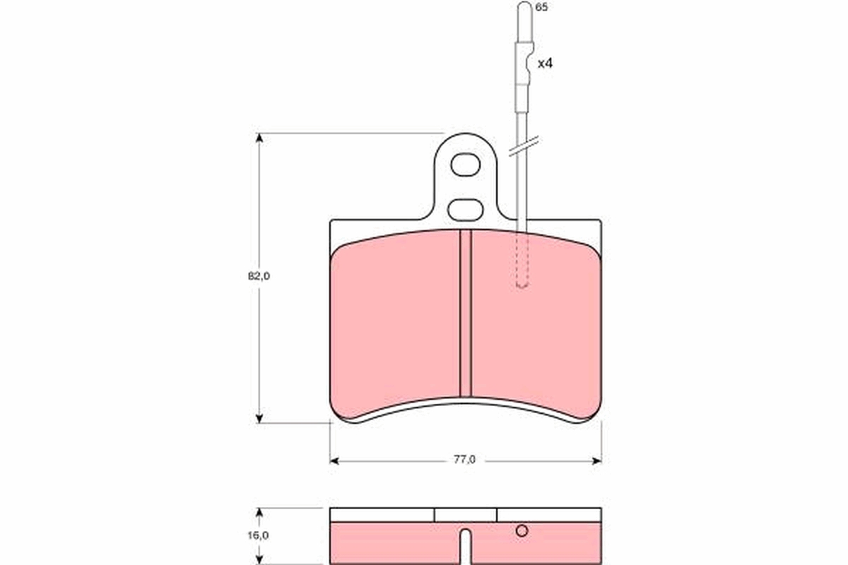 Pastiglie freno TRW GDB145