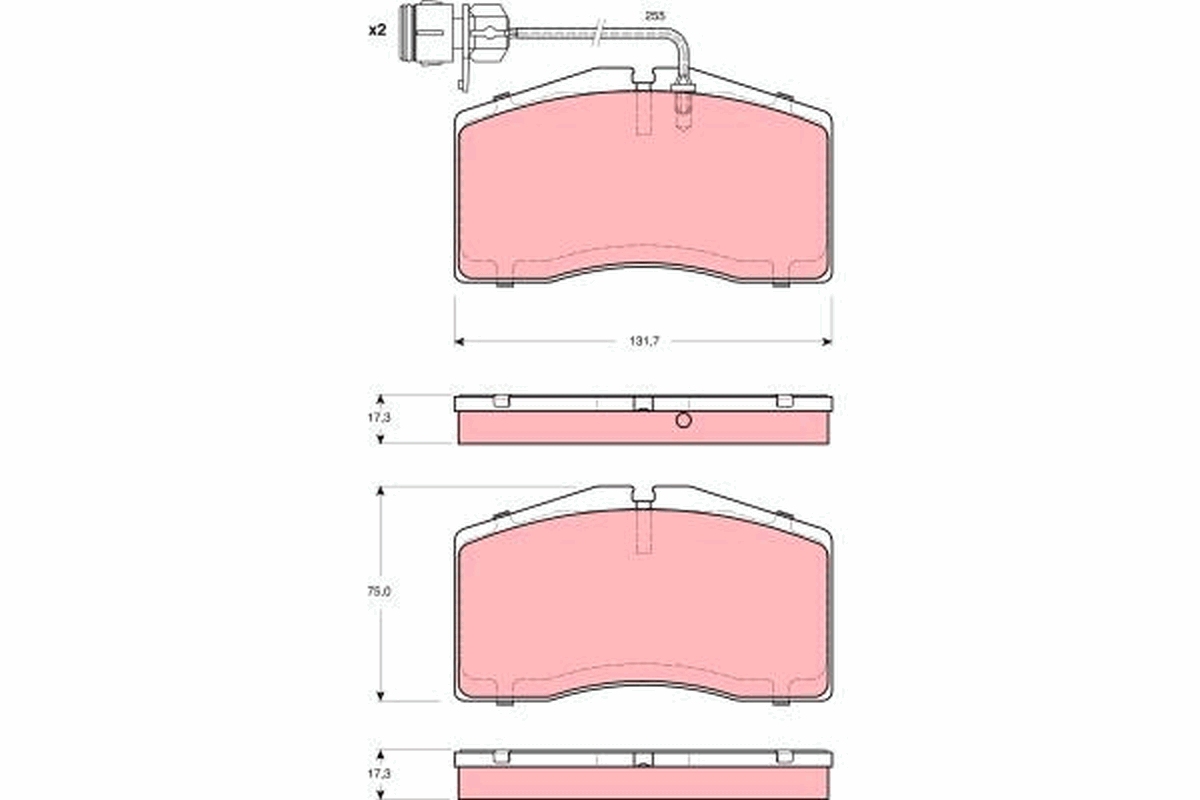 Pastiglie freno TRW GDB1523