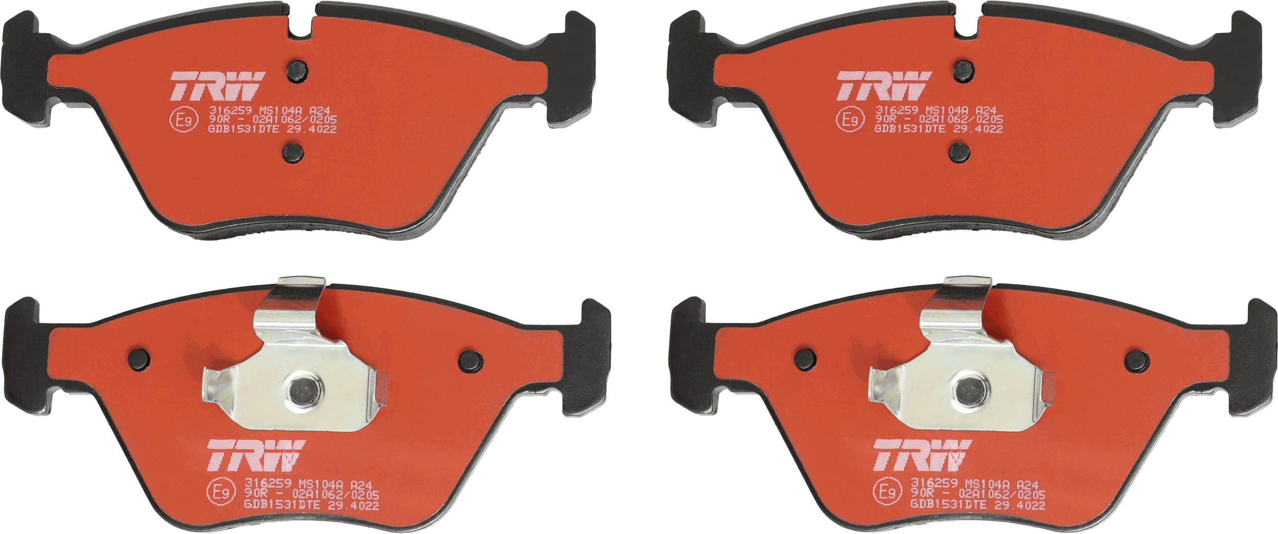 Pastiglie freno TRW GDB1531DTE