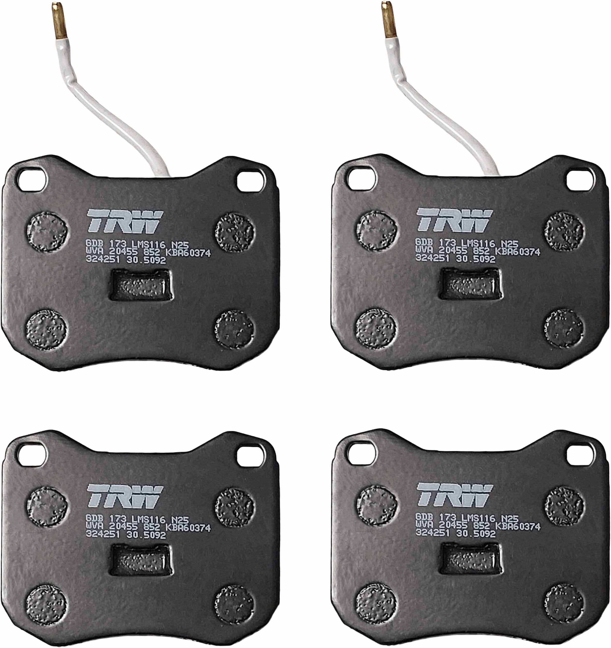 Pastiglie freno TRW GDB173