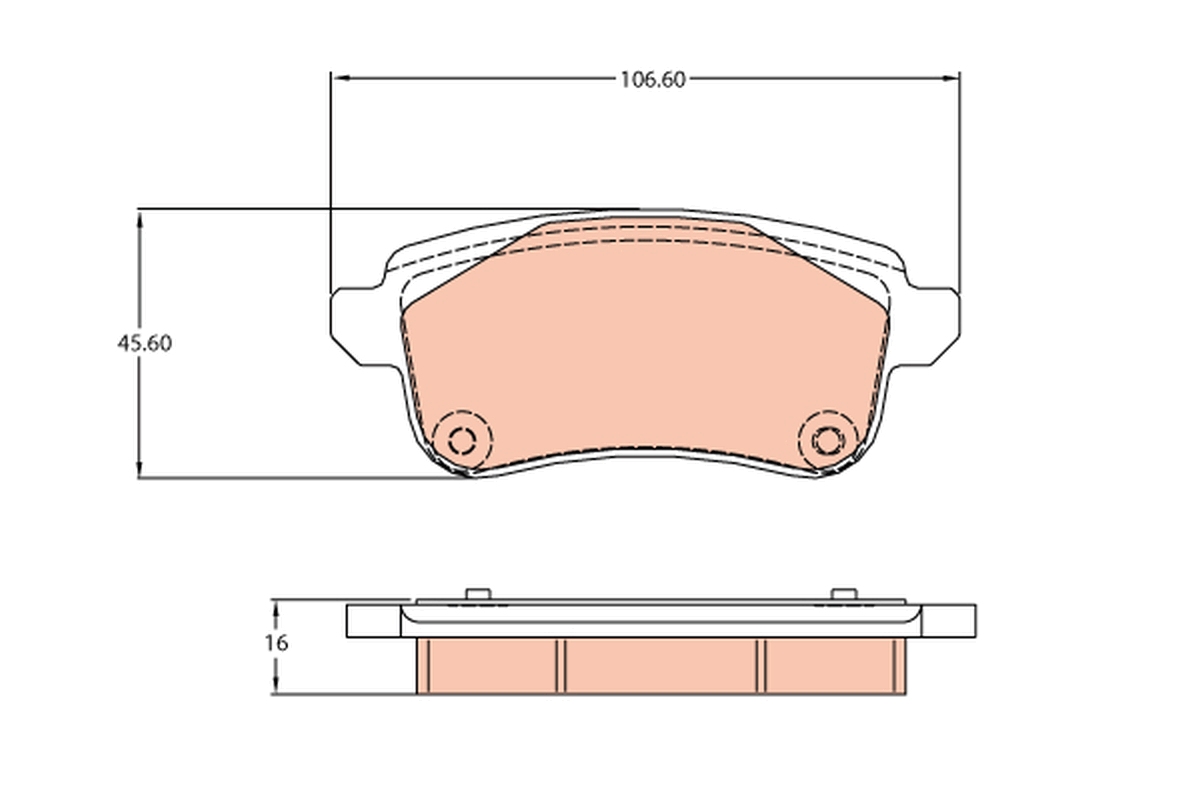 Pastiglie freno TRW GDB2136