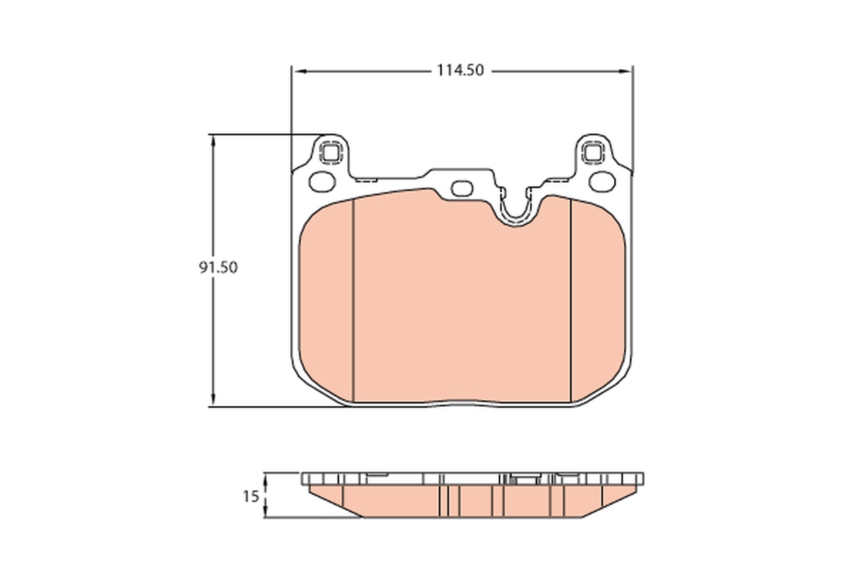 Pastiglie freno TRW GDB2137