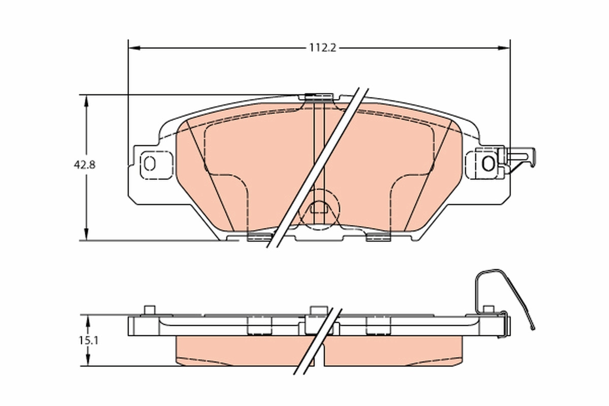 Pastiglie freno TRW GDB2163